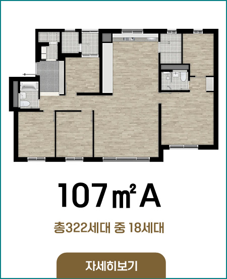 107A타입 총322세대 중 18세대