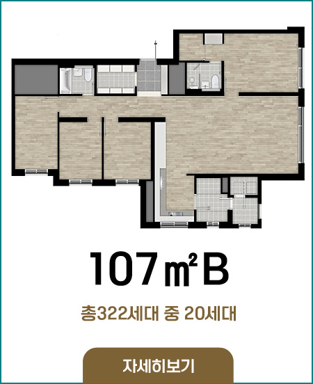 107B타입 총322세대 중 20세대
