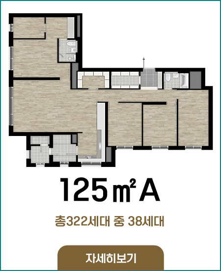 125A타입 총322세대 중 38세대